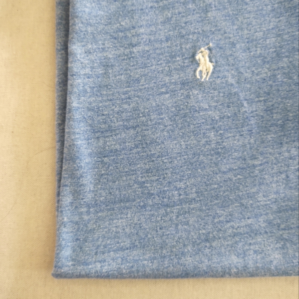 Ralph Lauren 🏇POLO Denim Blue-Wash T-Shirt~ Size: MED